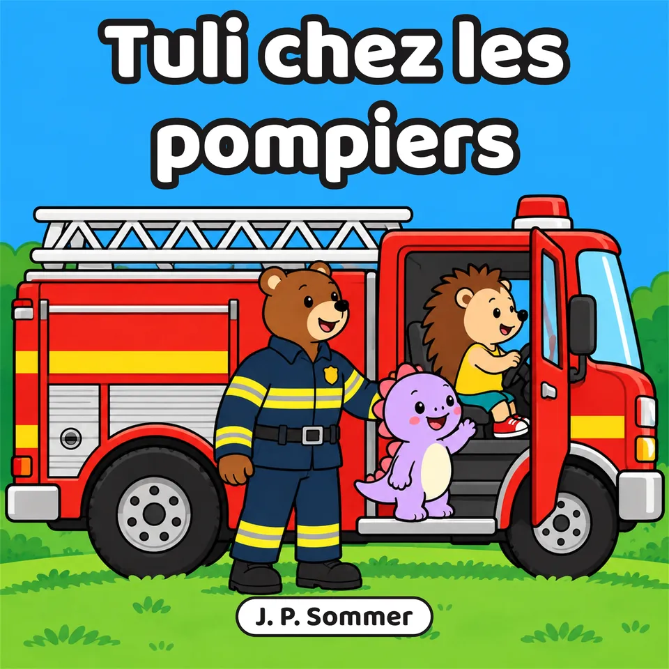 Couverture de « Tuli chez les pompiers »